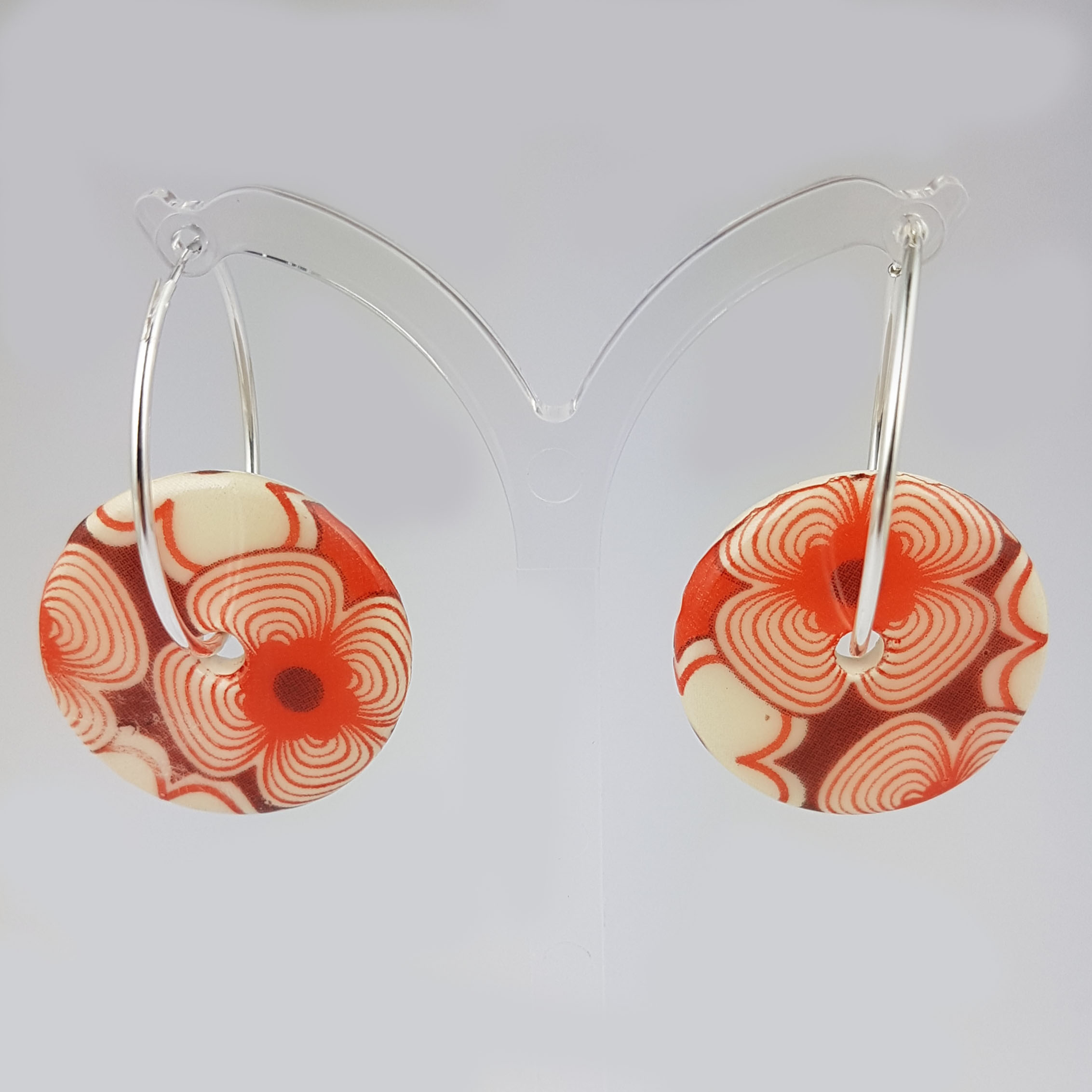 View 70s wallpaper red hoop earrings